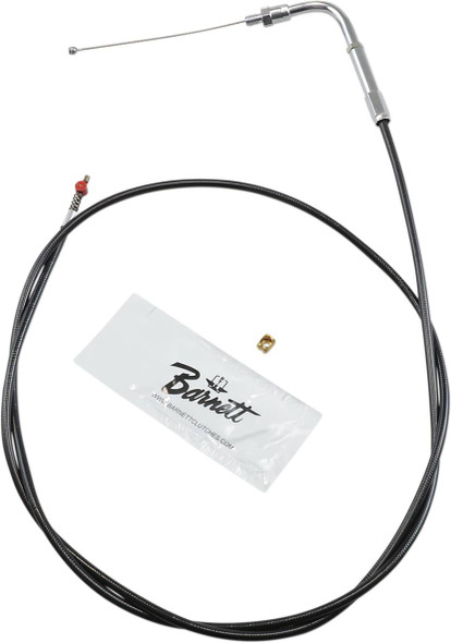Barnett - 101-30-40008-06 - Black Vinyl Idle Cable - +6" Size - 48" Length