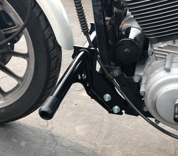 ANIT 1-1/2" Fat Engine Guard Crash Bars For Harley - Chrome Meat-Hook Style
