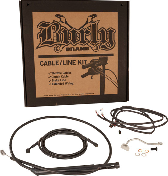 Burly Brand - B30-1315 - Touring Model Control Kit - Bagger - 15" - Black