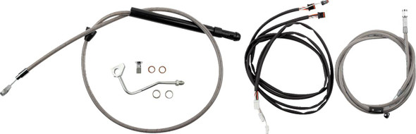 Burly Brand - B30-1317 - Touring Model Control Kit - Bagger - 15" - Stainless Steel