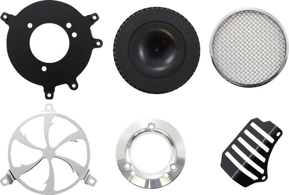 Cobra - 606-0104-01-SB - Air Cleaner Kit - Chrome
