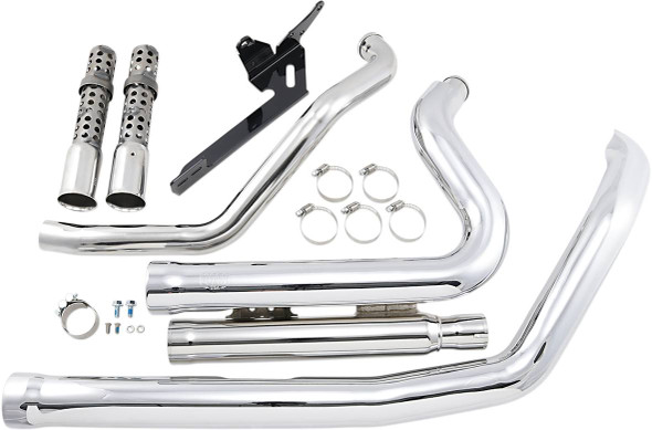 Cobra - 6704 - 909 Exhaust - Chrome - '07-'13 XL