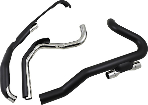 Cobra - 6256RB - Pro Chamber Headpipes for Trike - Black