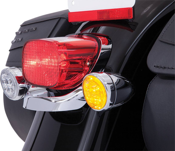 Ciro - 45500 - Turn Signal Insert - Amber LED - Chrome
