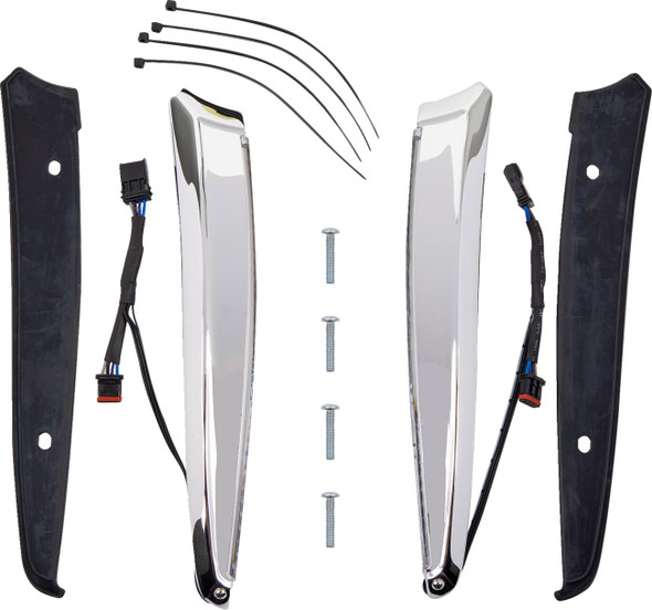 Ciro - 11050 - LED Windshield Trim - Chrome - FLTR