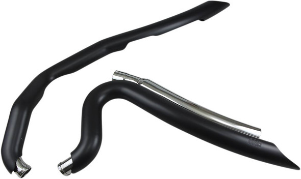 Cobra - 6231B - Speedster Swept Short Exhaust - Black
