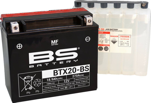 Bs Battery - 300611 - Battery - BTX20-BS (YTX)