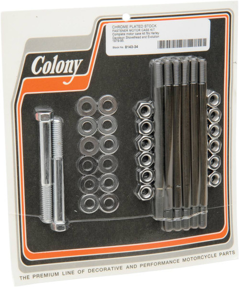 Colony - 8143-34 - Studs - Motor Case - Big Twin Colony - 8143-34 - Studs - Motor Case - Big Twin