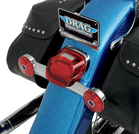 Chris Products - DHD4RB - Turn Signal Lens - '86-'19 FLT - Red with Blue Dot