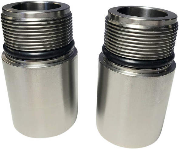 Cycle Visions - CV7138 - Fork Tube Extensions - 39 mm - Extends +1" - Chrome