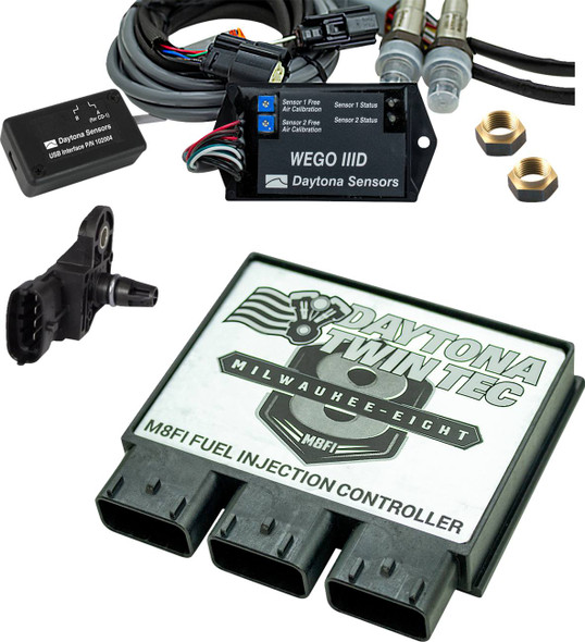 Daytona Twin Tec Llc - 17812 - Fuel Injection Electronic Control Module Kit with 2 BAR Manifold Absolute Sensor - '18-'20 Softail