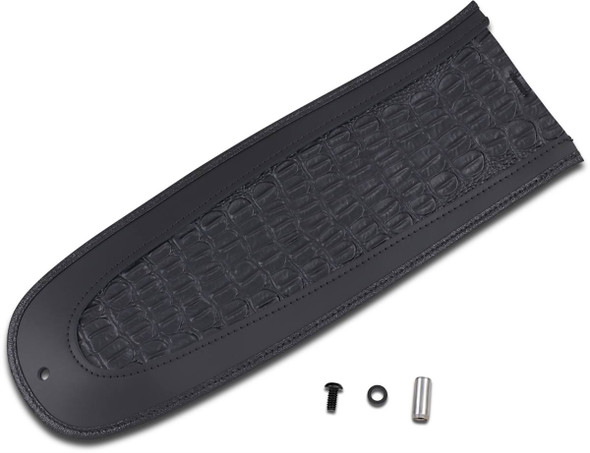 Drag Specialties Seats - Fender Skin - Embossed Faux Gator Leather Center