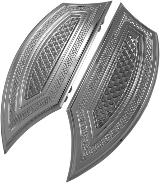 Eddie Trotta Designs - TC-553 - Reverse Cut Floorboards - Driver - Chrome