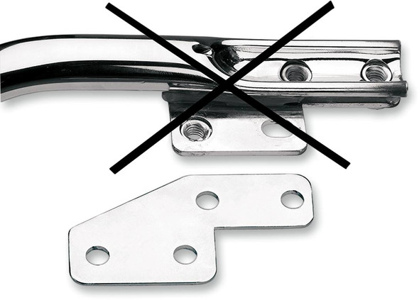 Cycle Visions - CV-4812 - License Plate Bar Eliminator - Harley Davidson