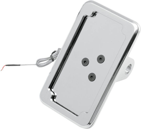 Cycle Visions - CV-4600L - Vertical License Plate Mount with Light - '86-'07 ST - Chrome