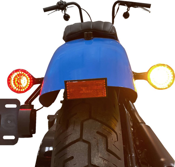 Custom Dynamics - CD-STS-BCMXL - Solid Amber Turn, Red Run/Brake w/ Brake Strobe for Sportster