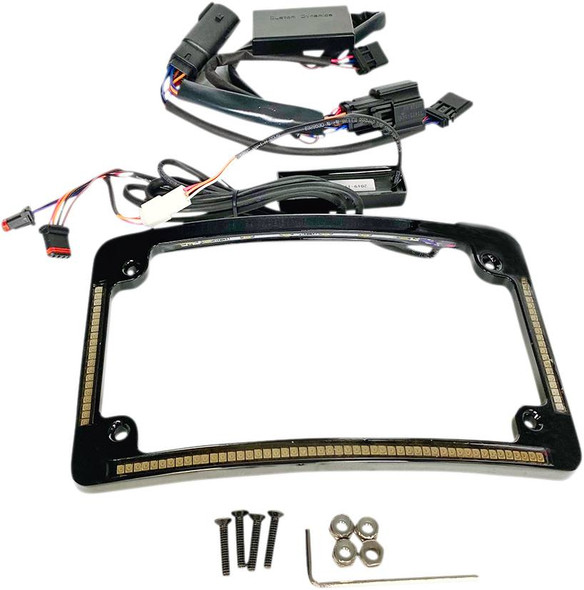 Custom Dynamics - TF05-BCM-B - All in One License Plate Frame - Black