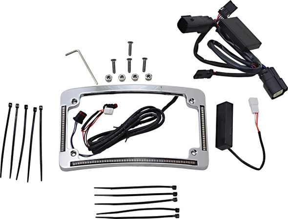 Custom Dynamics - TF05-BCM-C - All in One License Plate Frame - Chrome