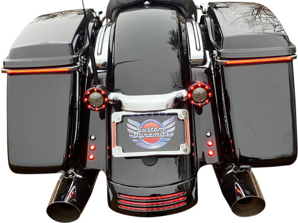 Custom Dynamics - TF05-SS6-C - All in One License Plate Frame - Chrome