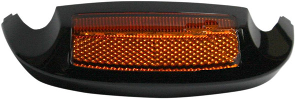 Custom Dynamics - GEN-FT-AA-BLK - LED Front Fender Tip - Amber LED/Amber Lens - Black