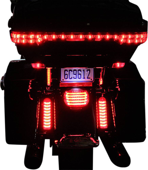Custom Dynamics - PB-FILL-R-C - ProBEAM® Fillerz® Lights - Red - Chrome