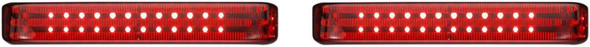 Custom Dynamics - PB-SB-SS6-CR - Saddlebag Lights - SS6 - Chrome/Red