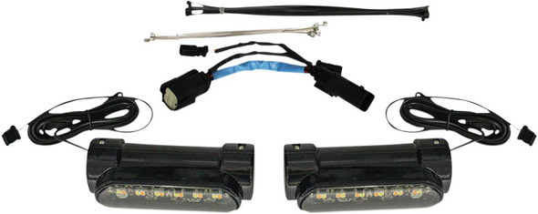 Custom Dynamics - CD-CB-AW-SS8-B - Engine Guard Light - Black - '09-'13 CVO