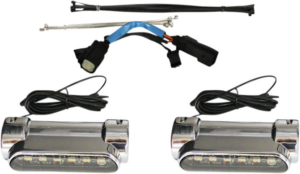 Custom Dynamics - CD-CB-AW-SS6-C - Engine Guard Light - Chrome - '10-'13 FLHX