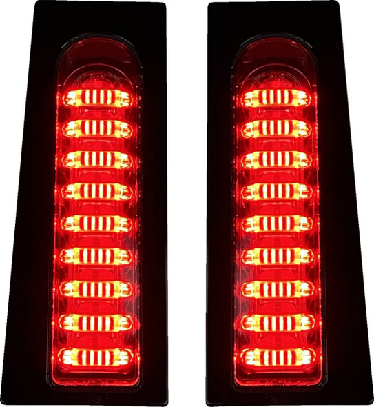 Custom Dynamics - PB-ECE-FILL-SB - ProBEAM® Fillerz® Dual Color Lights - Smoke - Gloss Black