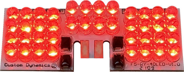 Custom Dynamics - GEN-FT-R-D - LED Fender Tip Boards - Red Dual-Intensity