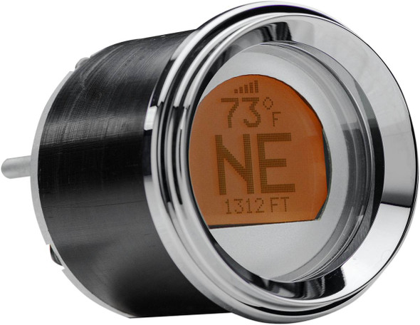 Dakota Digital - MCH-GPS17-S-C - 2-3/16" Stand-Alone LCD GPS Compass - Chrome/Silver