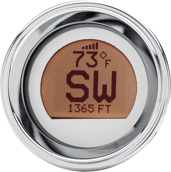 Dakota Digital - MCH-GPS17-S-C - 2-3/16" Stand-Alone LCD GPS Compass - Chrome/Silver