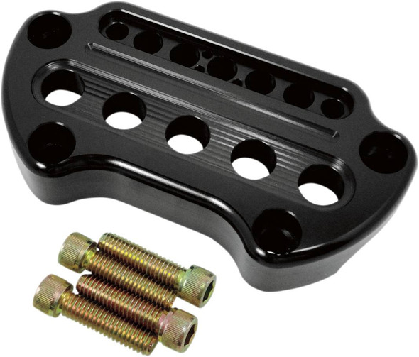 Joker Machine - 10-306B - Indicator Light Handlebar Clamp - Instrument Cutout - Black