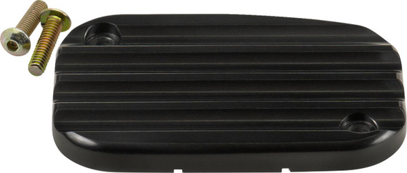 Joker Machine - 08-012-1 - Master Cylinder Cover - Hydraulic Clutch - Finned - Black