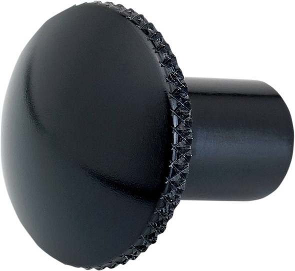 Joker Machine - 02-57B - Billet Choke Cable Knob - Knurled - Black