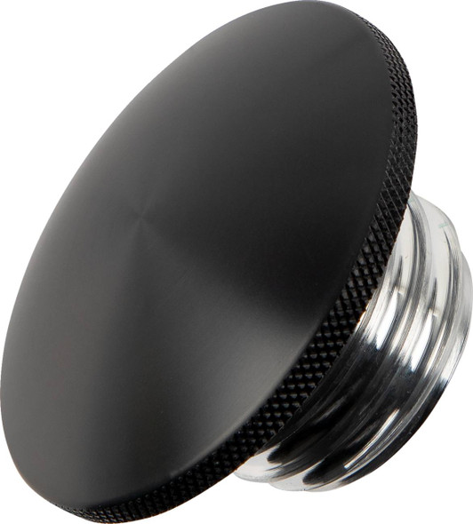 Joker Machine - 10-444B - Gas Cap - Knurled - Black - Harley-Davidson