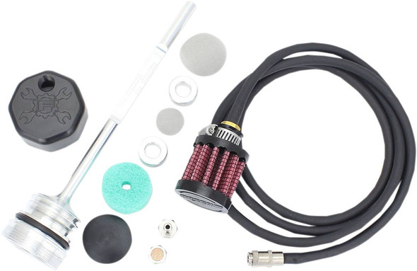 Feuling Parts - 3088 - Vented Dipstick - Black - M8 Touring/Trike