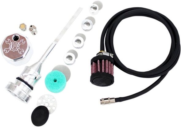 Feuling Parts - 3085 - Vented Dipstick - Polished - M8 Softail