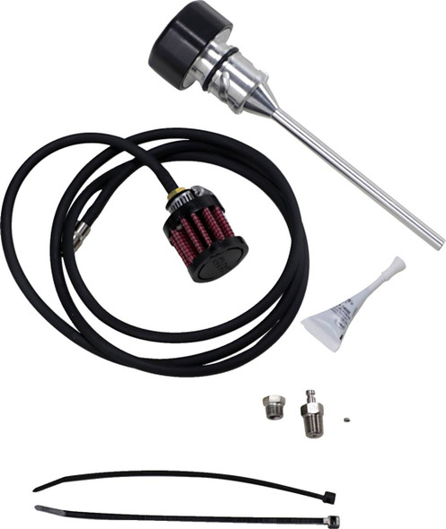 Feuling Parts - 3086 - Vented Dipstick - Black - M8 Softail