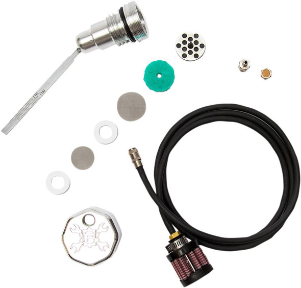 Feuling Parts - 3091 - Vented Dipstick - Polished - '07-'16 Touring/Trike