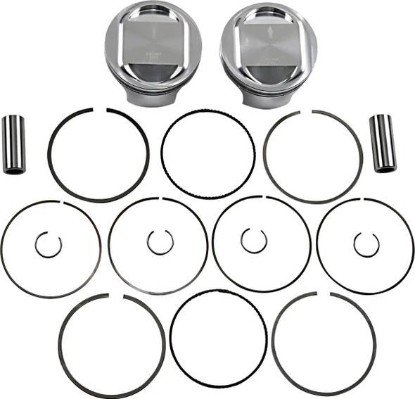 Je Pistons - 324722 - Piston Kit - 98" - Twin Cam