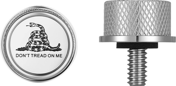 Figurati Designs - FD40-SEAT KN-SS - Seat Mounting Knob - Stainless Steel - Don't Tread On Me