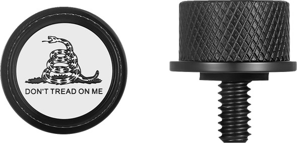 Figurati Designs - FD40-SEAT KN-BK - Seat Mounting Knob - Black - Don't Tread On Me