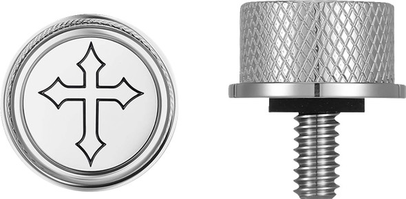 Figurati Designs - FD41-SEAT KN-SS - Seat Mounting Knob - Stainless Steel - Cross