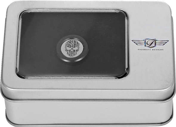 Figurati Designs - FD27-HTSC-BLK - Heel-Toe Shifter Cover - American Flag Skull - Black