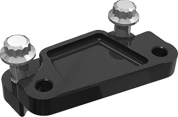 Hawg Halters - FBAXAB-13RH - Axial Caliper Mount Adapter Bracket - Black