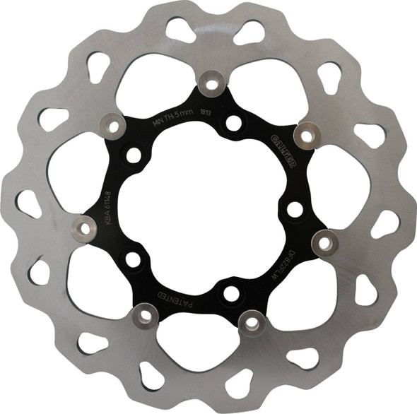 Galfer - DF822FLW - Brake Rotor - Rear - Black Carrier
