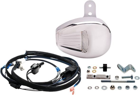 Jims - 5462 - Forceflow Cylinder Head Cooler Kit - Chrome - Twin Cam Touring