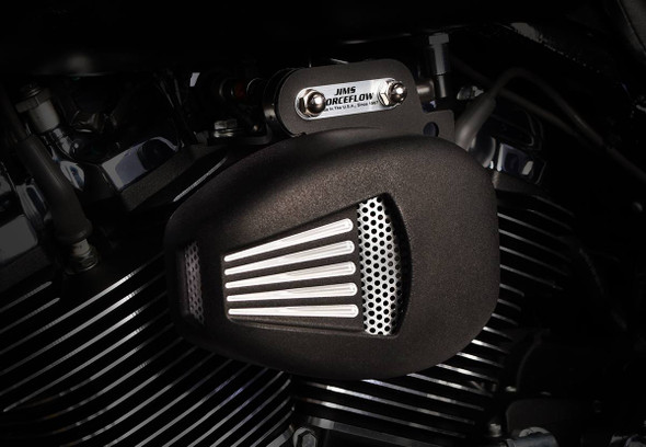 Jims - 5468 - Forceflow Cylinder Head Cooler Kit - Black - M8 Touring