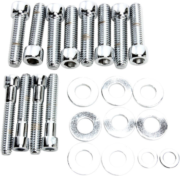 Gardner-Westcott - P-10-48-07 - Bolt Kit - Transmission Side Cover - Socket-Head - Chrome Gardner-Westcott - P-10-48-07 - Bolt Kit - Transmission Side Cover - Socket-Head - Chrome